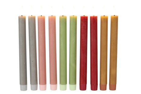 Countryfield LED Dinerkaars rustiek L 24cm 2 stuks - grijs