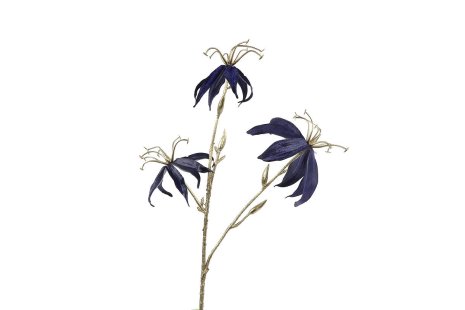 Countryfield Kunstbloem Gloriosa S d.blauw 61cm