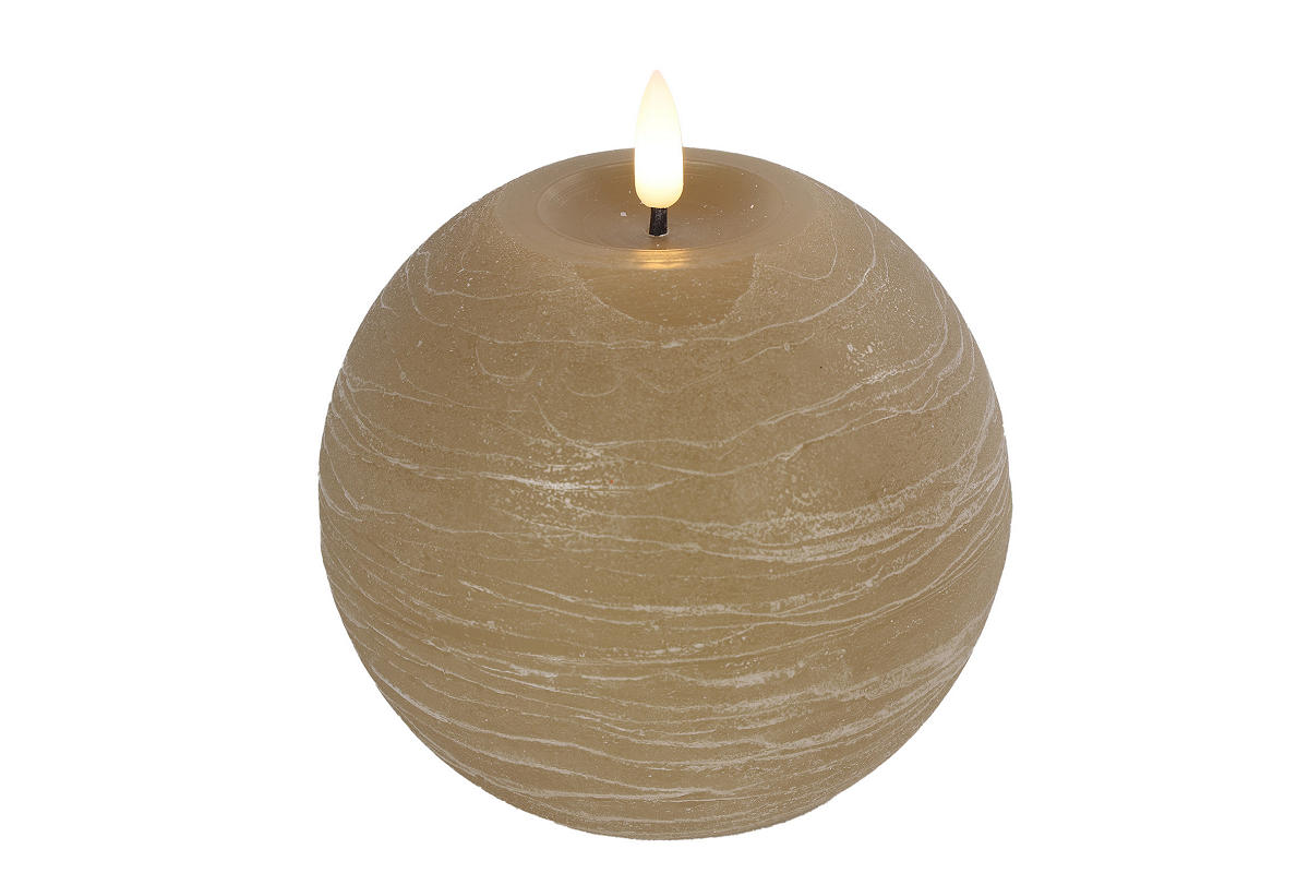 Countryfield LED Bolkaars L 12x12x12,5cm - beige