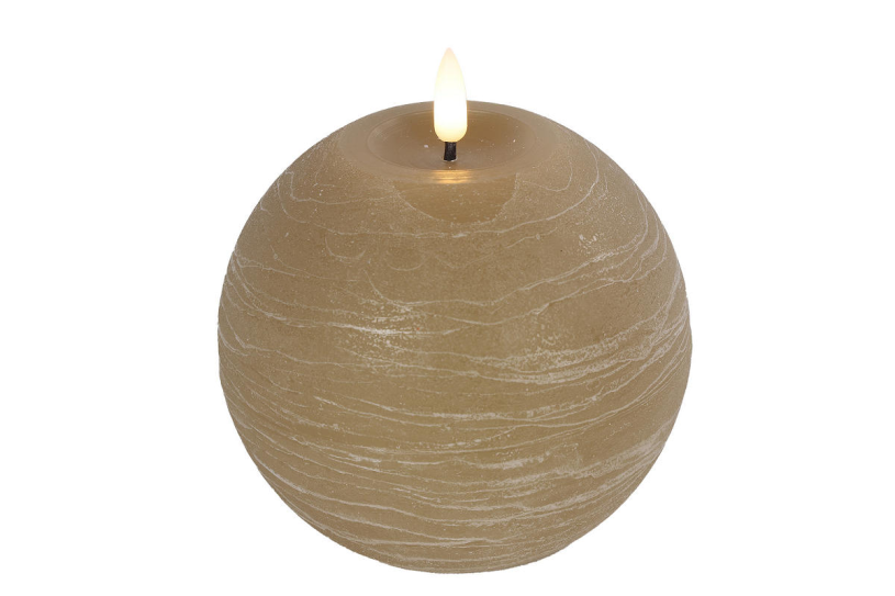 Countryfield LED Bolkaars L 12x12x12,5cm - beige