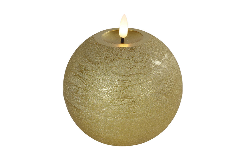 Countryfield LED Bolkaars L 12x12x12,5cm - goud