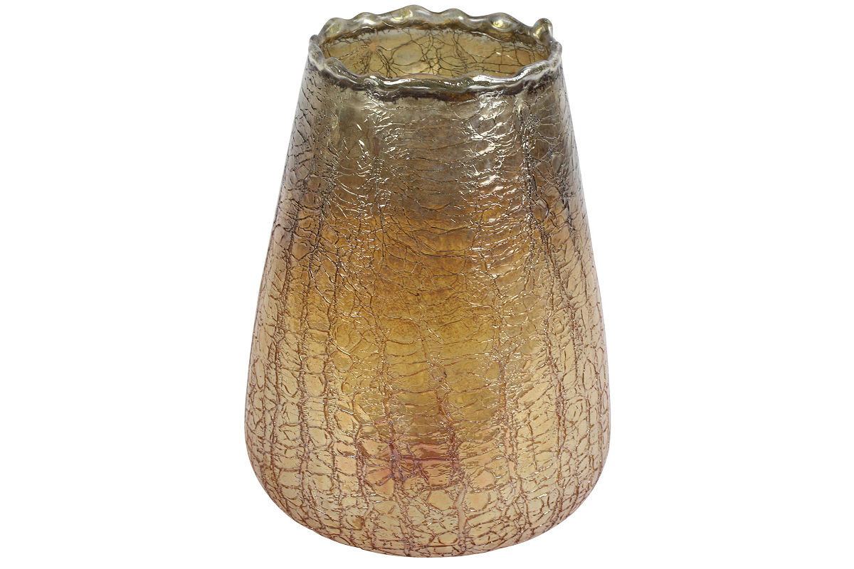 Countryfield Theelichth no2 Clarice L amber 14cm