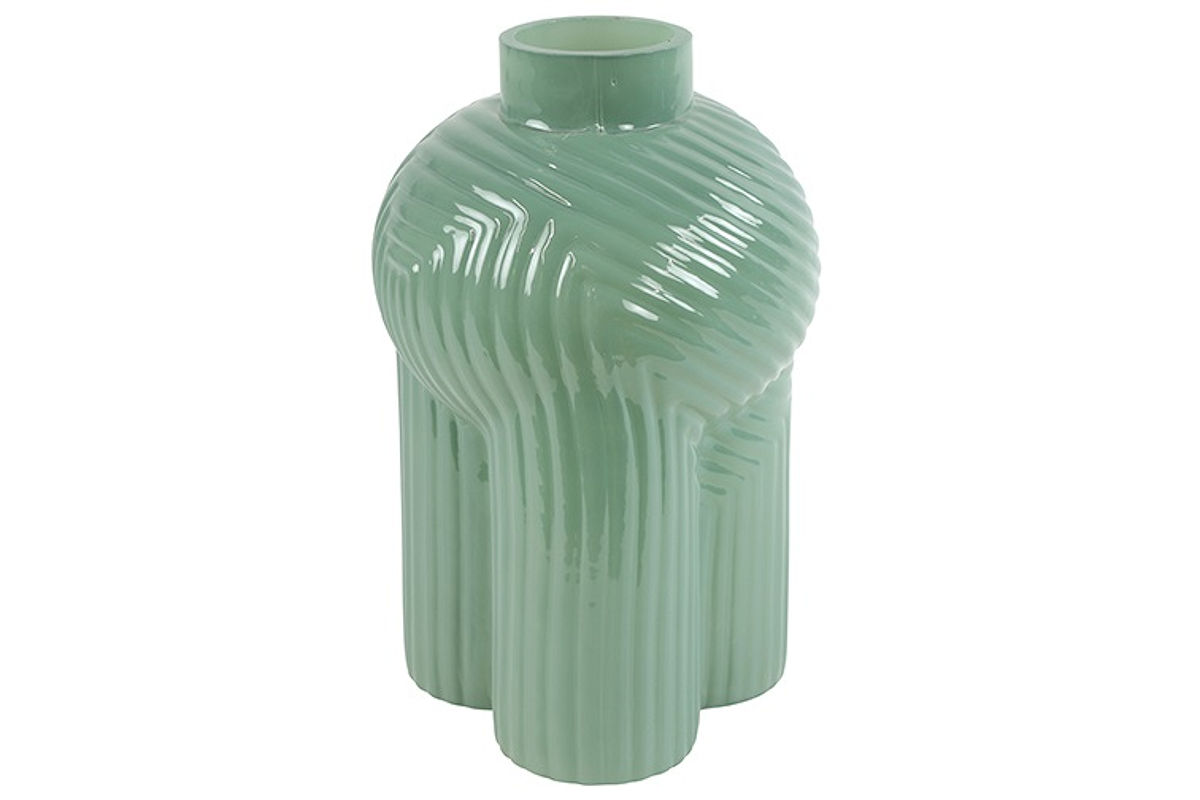 Countryfield Countryfield Vaas ro Ledger L groen 30cm