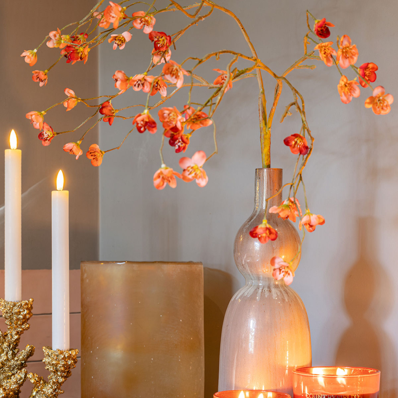 Countryfield Kunstbloem Prunus mume S rood 92cm