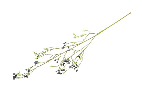 Countryfield Kunstbloem Bessen tak S d.blauw 110cm