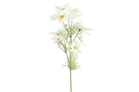 Countryfield Kunstbloem Cosmos wit 74cm