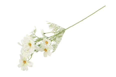 Countryfield Kunstbloem Cosmos wit 74cm