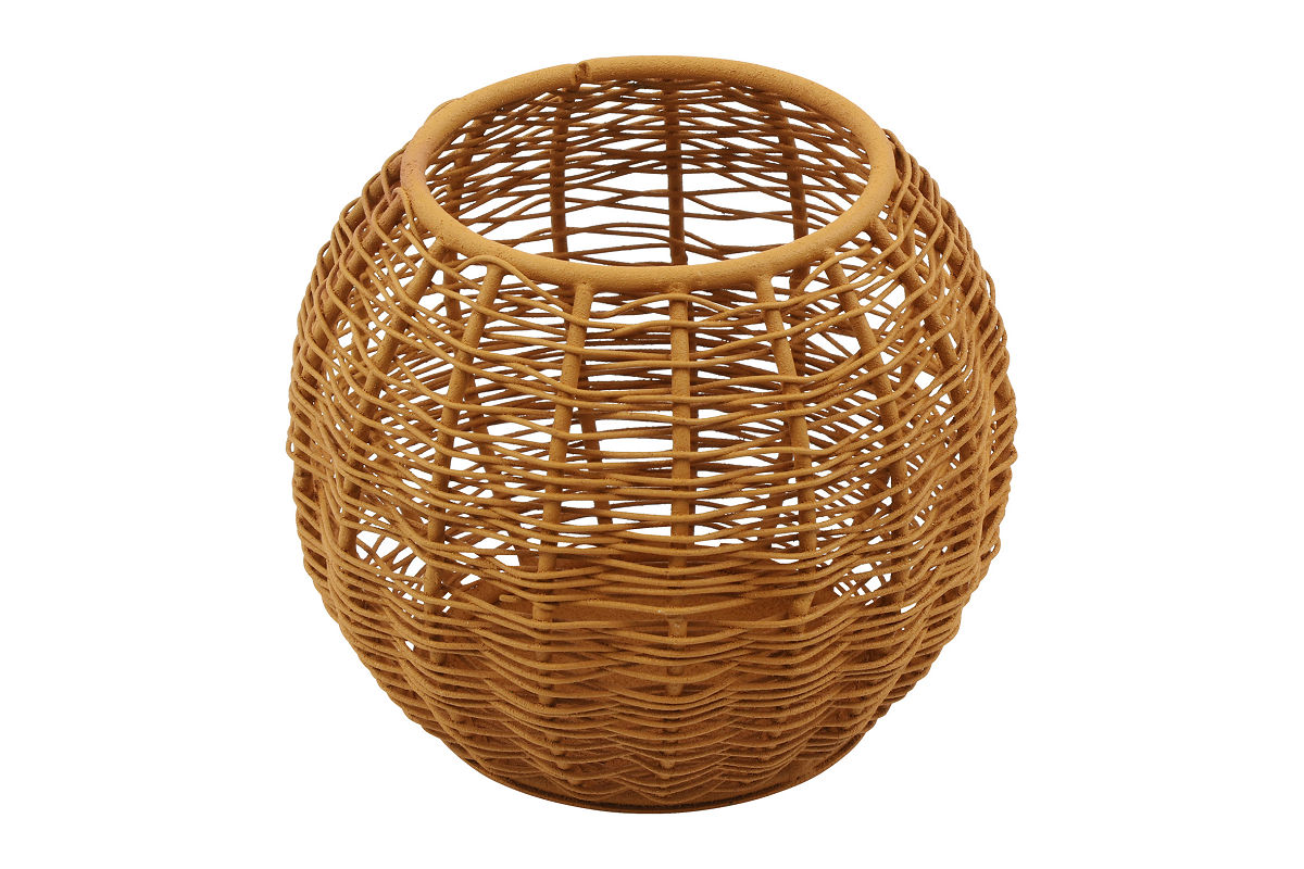 Countryfield Theelichth Sabi S 12x12x10cm - oranje