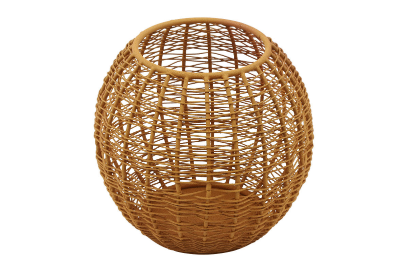 Countryfield Theelichth Sabi M 14,5x14,5x14cm - oranje