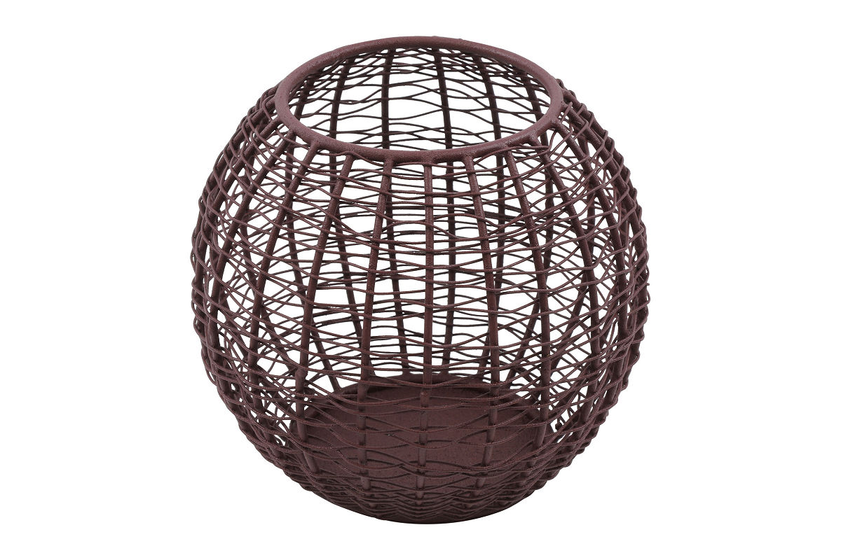 Countryfield Theelichth Sabi M 14,5x14,5x14cm - paars