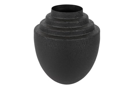 Countyfield Vaas ro Fajah M zwart 25x25x31cm