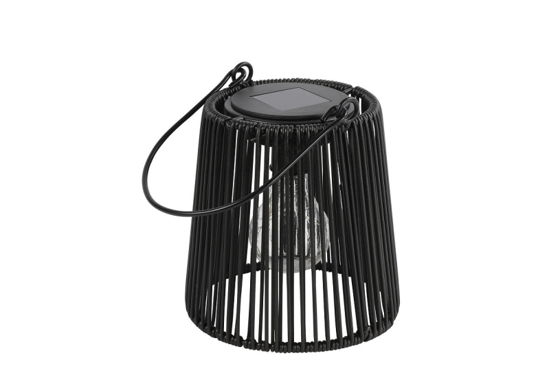 Countryfield Lantaarn LED solar Luana S zwart 15x18,5x17,5cm