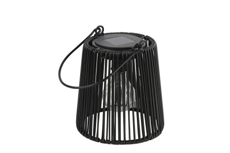 Countryfield Lantaarn LED solar Luana S zwart 15x18,5x17,5cm