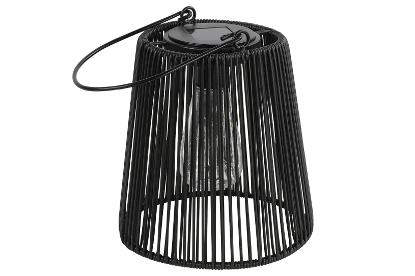 Countryfield Lantaarn LED solar Luana L zwart 19x21,5x21,5cm