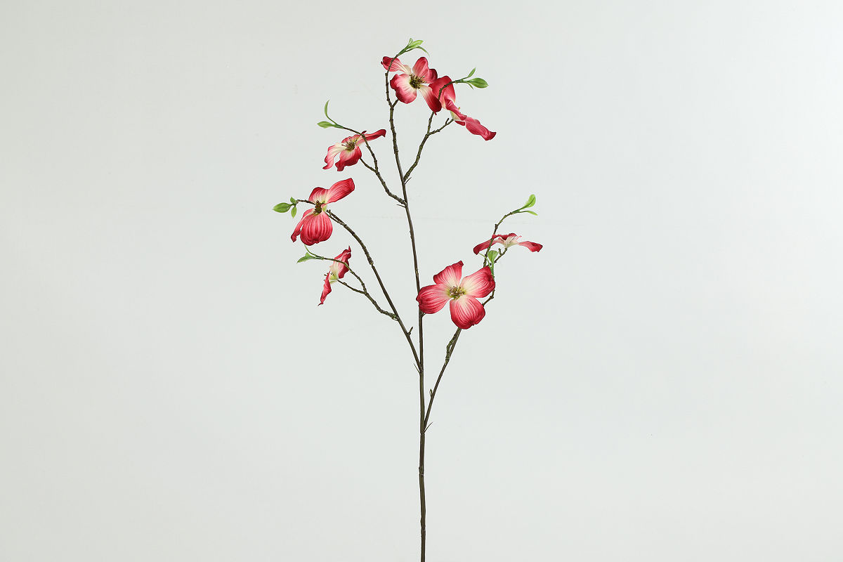 Countryfield Kunstbloem Cornus M roze 5x20x66cm