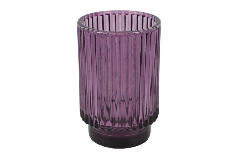 Countryfield Theelichth Palba L 8,5x8,5x13cm - paars