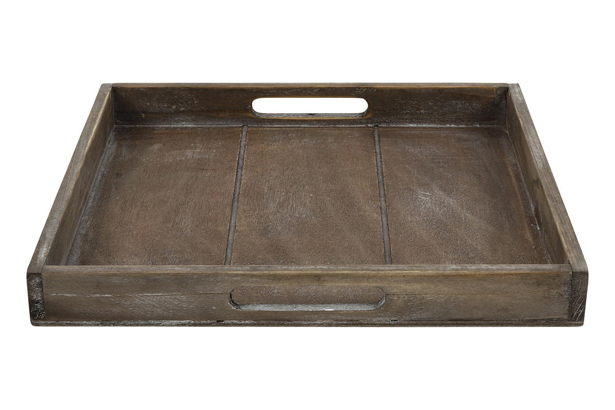 Countryfield Dienblad vierkant Claudina 30cm bruin