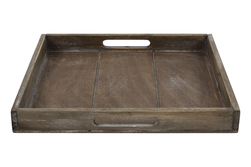 Countryfield Dienblad vierkant Claudina 30cm bruin