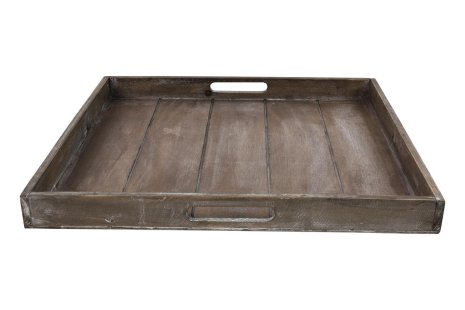 Countryfield Dienblad vierkant Claudina 50cm bruin