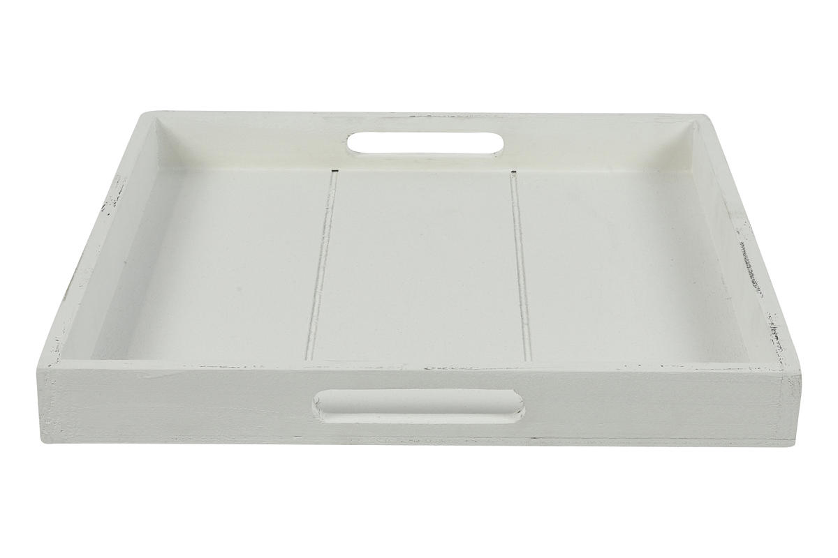 Countryfield Dienblad vierkant Claudina 30cm wit