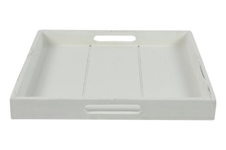 Countryfield Dienblad vierkant Claudina 30cm wit