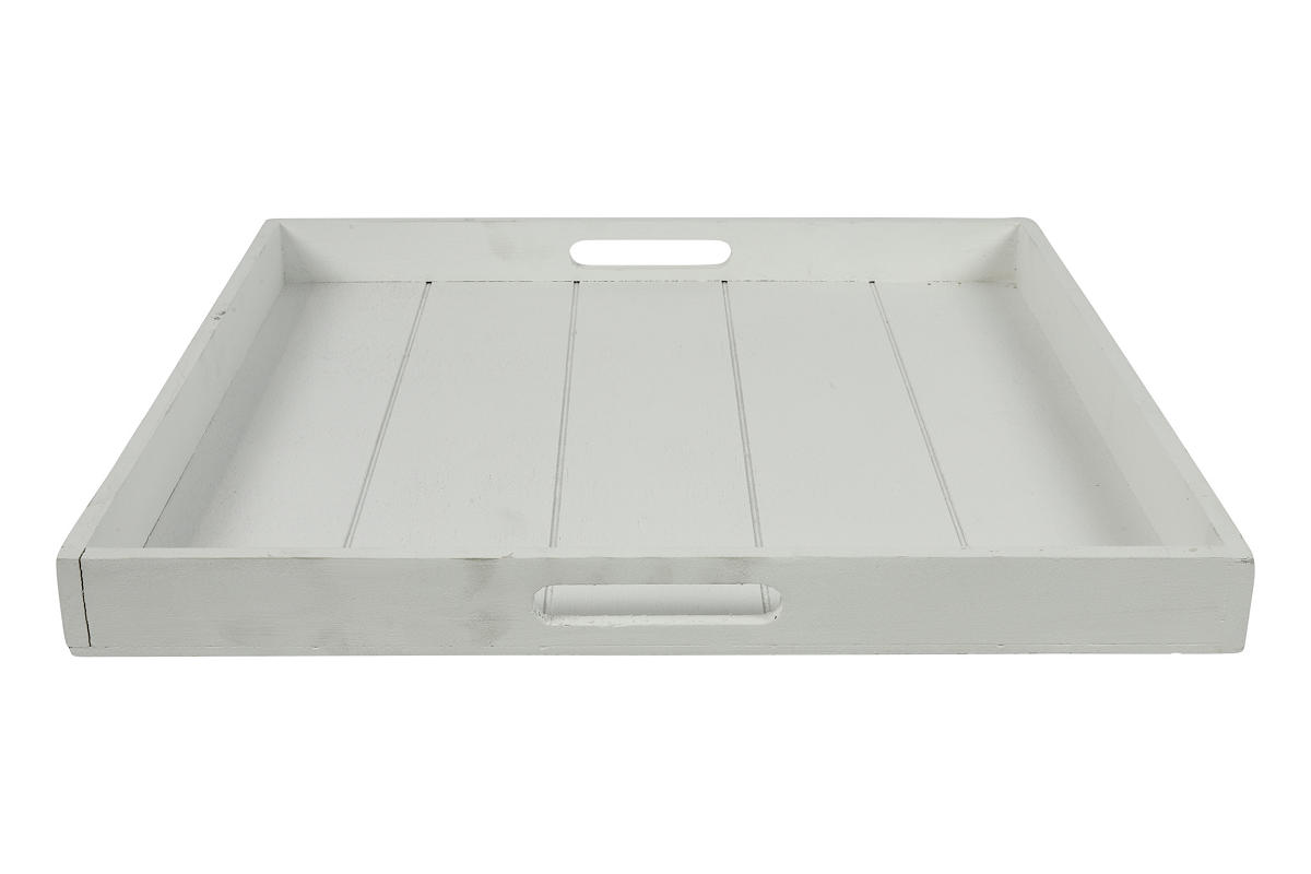 Countryfield Dienblad vierkant Claudina 50cm wit