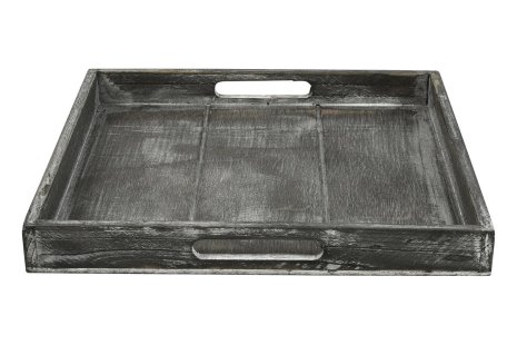 Countryfield Dienblad vierkant Claudina 30cm grey wash