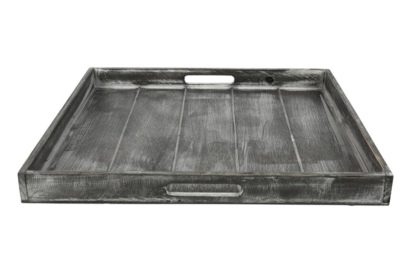 Countryfield Dienblad vierkant Claudina 50cm grey wash