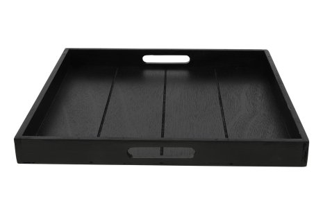 Countryfield Dienblad vierkant Claudina 40cm zwart