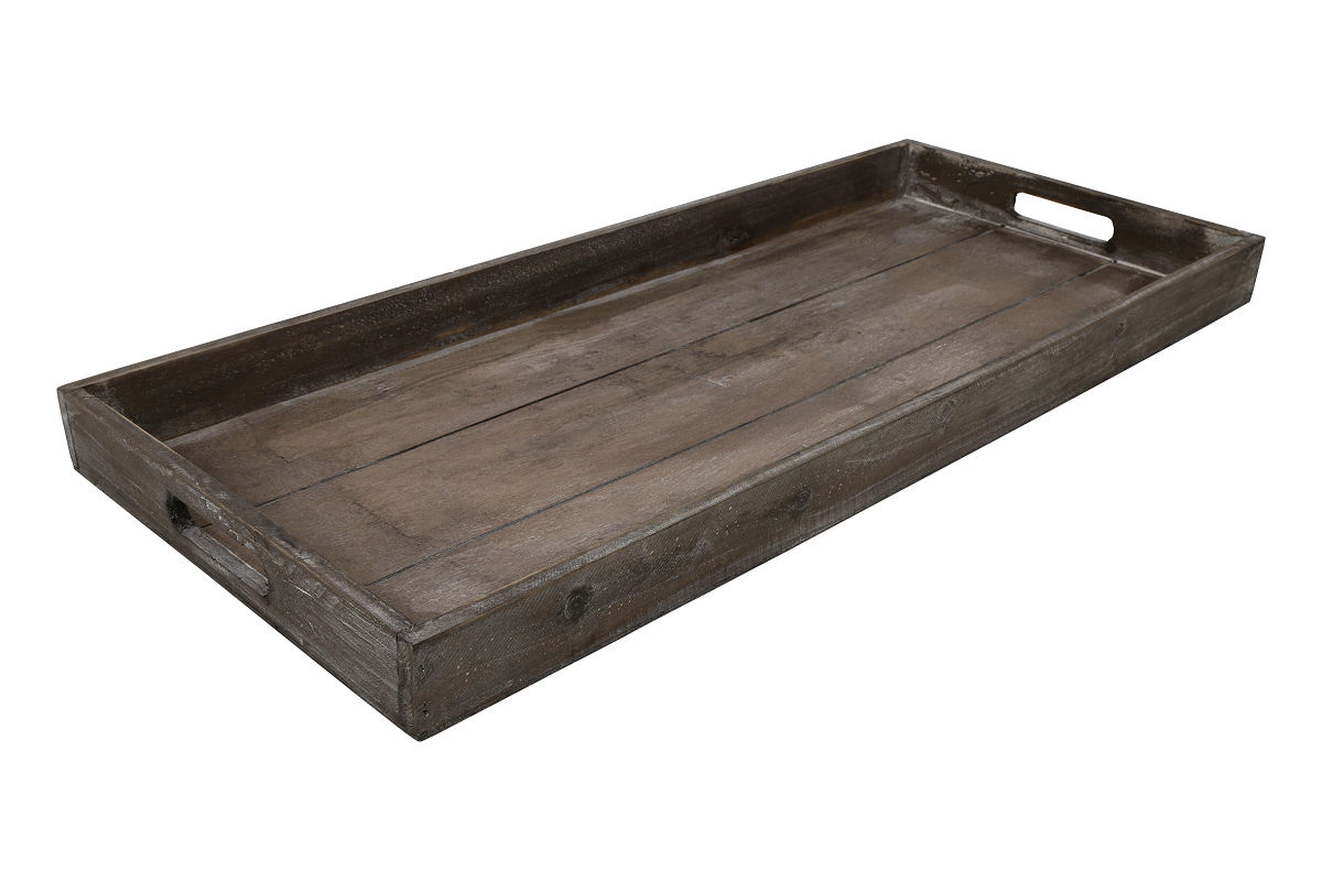 Countryfield Dienblad Claudina L bruin 30x70x4,5cm