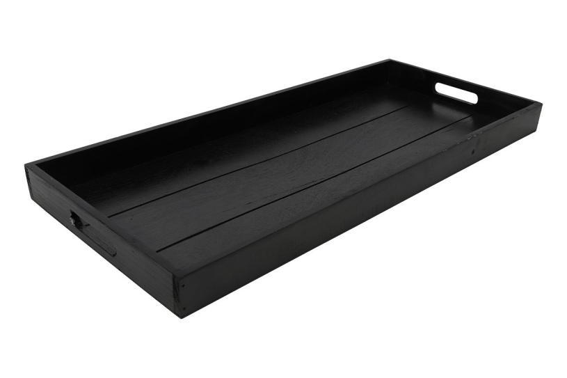 Countryfield Dienblad Claudina L zwart 30x70x4,5cm