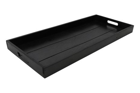 Countryfield Dienblad Claudina L zwart 30x70x4,5cm