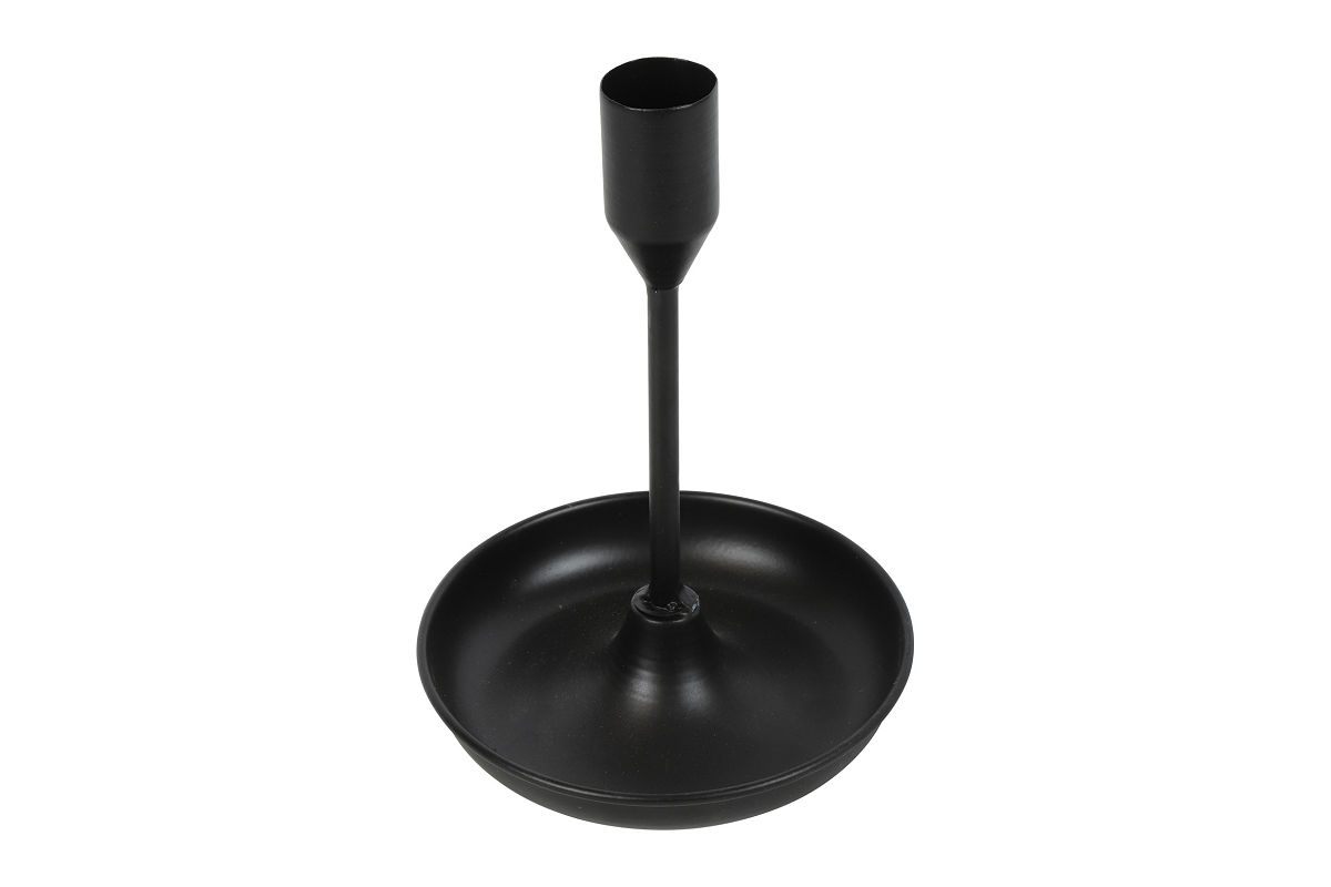 Countryfield Kandelaar Diemo L 11x11x15cm - zwart