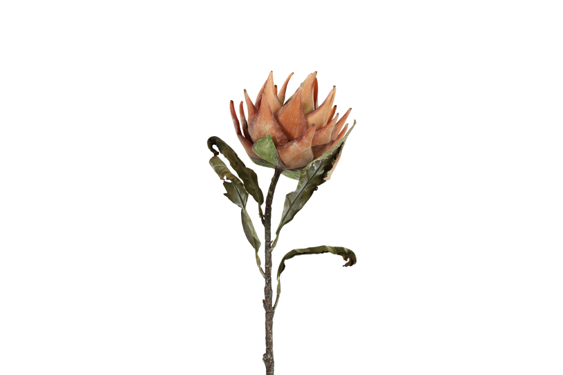 Countryfield Kunstbloem Artisjok perzik 76cm