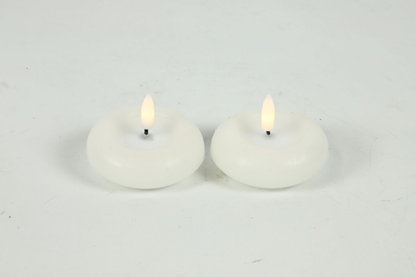 Countryfield LED Drijfkaars 7,5cm 2 stuks - wit