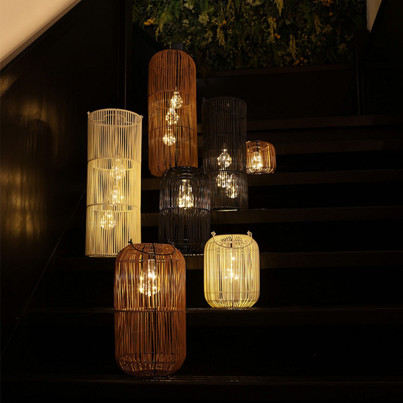 Countryfield Hanglamp solar LED Giona S wit 11x18x24cm