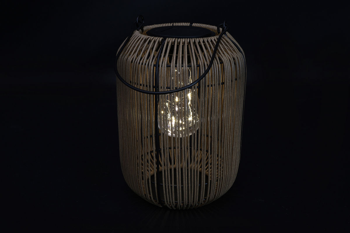 Countryfield Hanglamp solar LED Giona S naturel 11x18x24cm