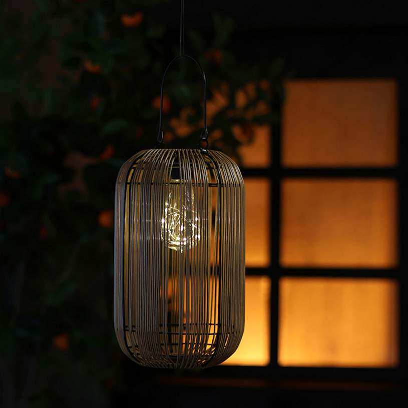 Countryfield Hanglamp solar LED Giona S naturel 11x18x24cm