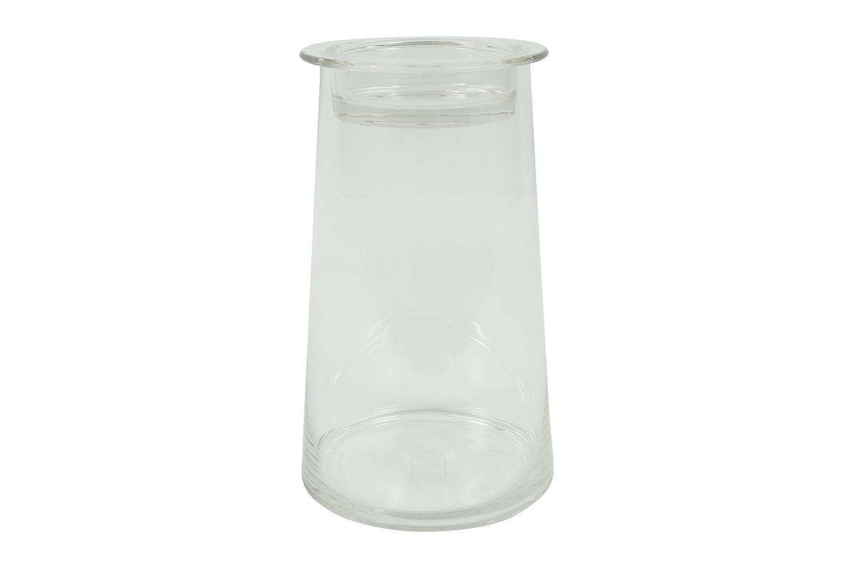 Countryfield Deco glas Hanny m/komdeksel 14x14x23,5cm