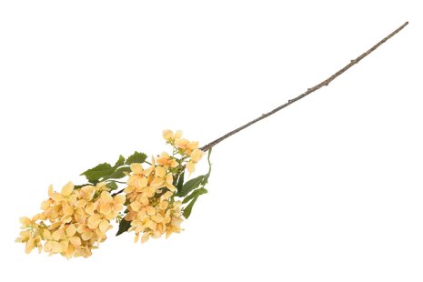 Countryfield Kunstbloem Hydrangea geel 80cm