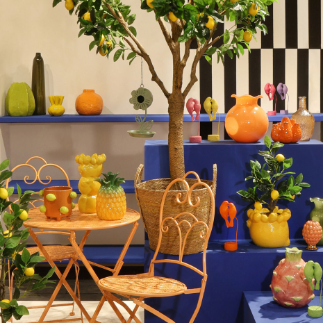 Countryfield Bloempot Lemon L geel 23,5x23,5x19cm