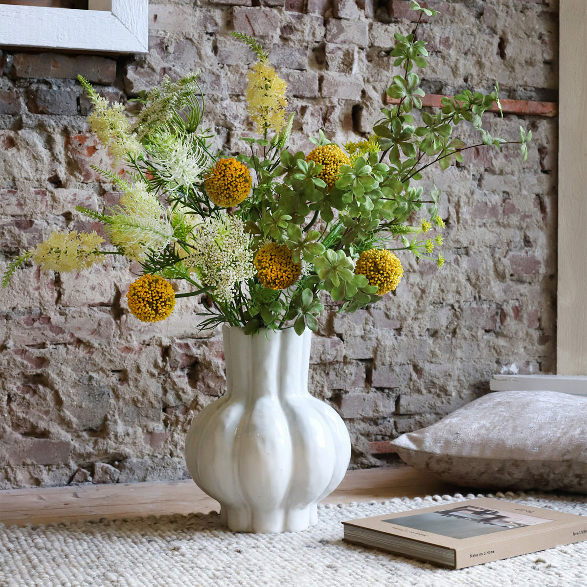 Countryfield Kunstbloem Anethum geel 80cm