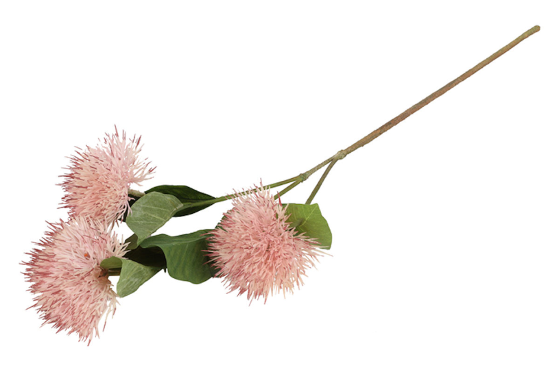 Countryfield Kunstbloem Carthamus roze 86cm