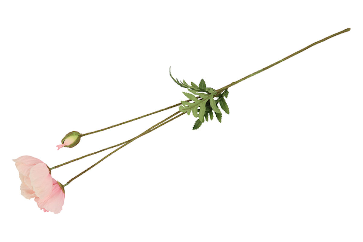 Countryfield Kunstbloem Papaver d.roze 95cm