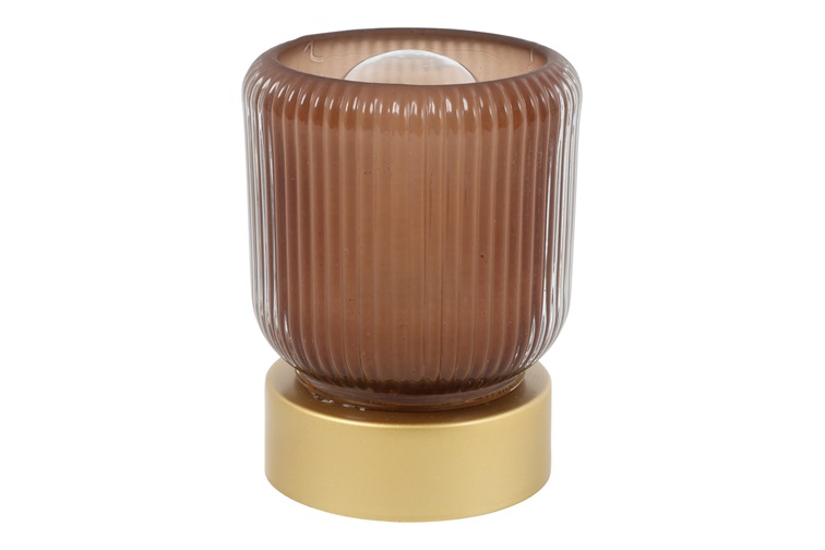 Countryfield Tafellamp LED ro Floor S d.bruin 8x8x11cm