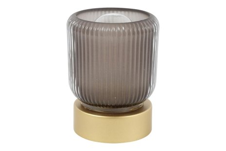 Countryfield Tafellamp LED ro Floor S grijs 8x8x11cm