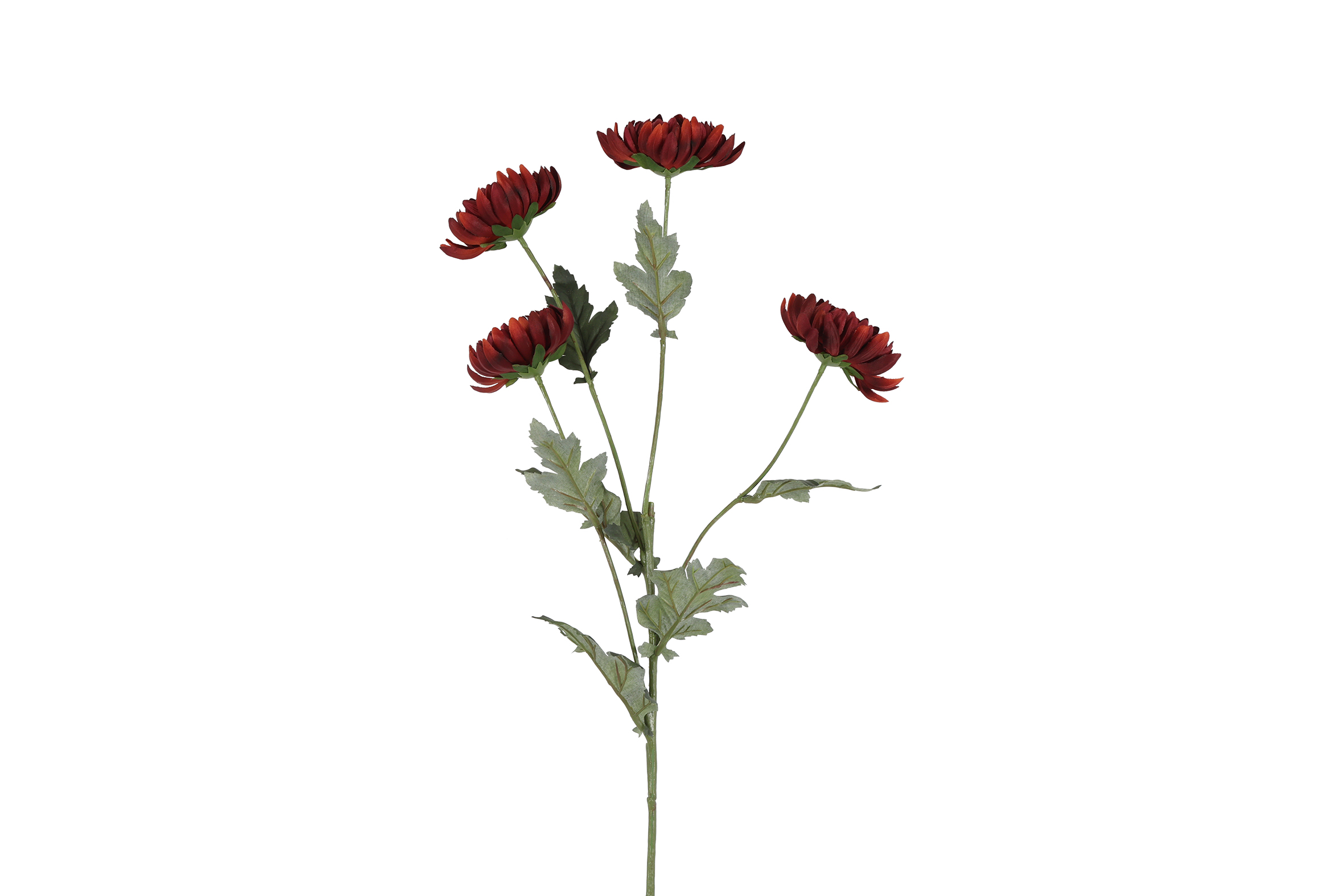 Countryfield Kunstbloem Chrysanthemum x4 d.bruin 84cm