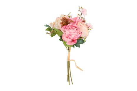 Countryfield Kunstboeket Lissane roze 20x20x32cm