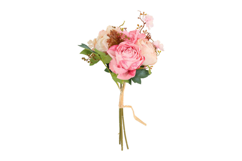 Countryfield Kunstboeket Lissane roze 20x20x32cm