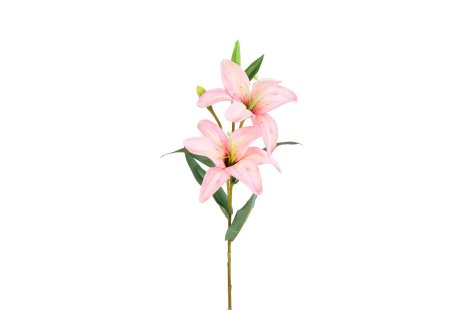 Countryfield Kunstbloem Lilium oriental roze 10x10x61cm